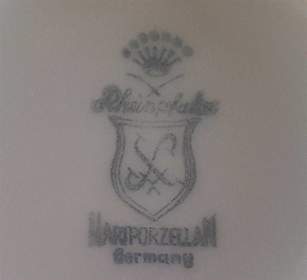 [4581980] Kaffeetasse Tasse Schaller Rheinpfalz Rosendekor gebraucht - gut Bild 4