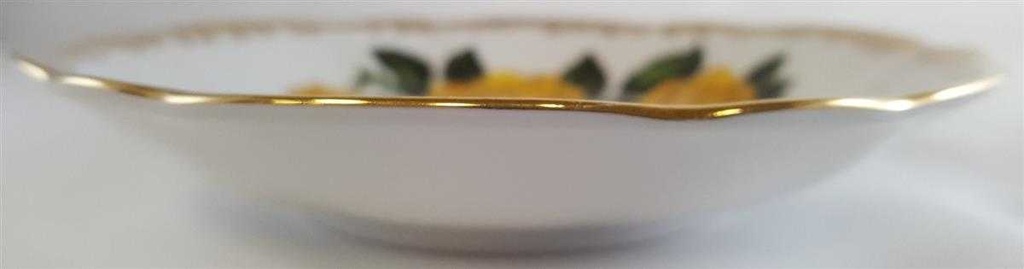 [4581981] Untertasse für Kaffee 13,7 cm Schaller Rheinpfalz Rosendekor gebraucht - gut Bild 2
