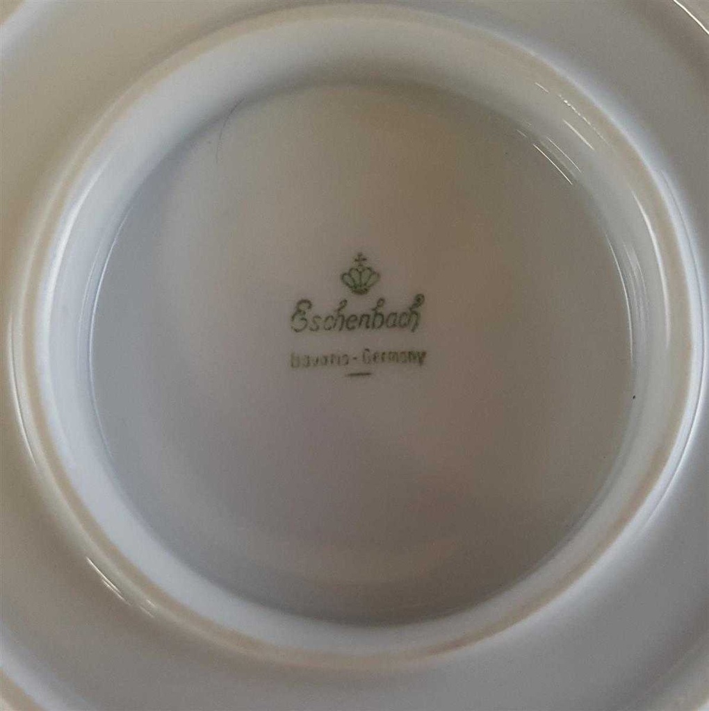[4581987] Sauciere mit Teller Goldrand 1tlg Eschenbach Alte Formen gebraucht - gut Bild 4