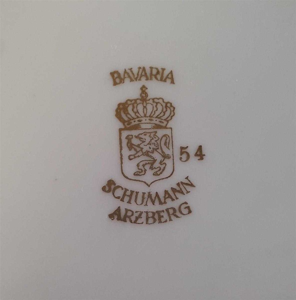 [4581993] Schüssel Servierschüssel 21 cm Schumann Arzberg Blaurand gebraucht - gut Bild 4