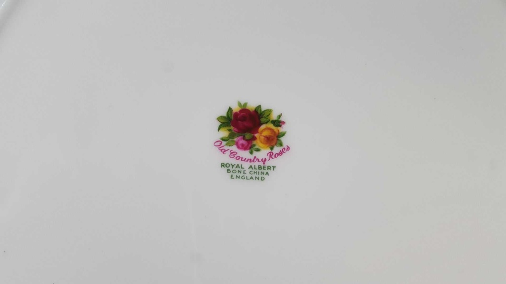 [4583006] Kuchenplatte mit Henkeln Royal Albert Old Country Roses gebraucht - gut Bild 6