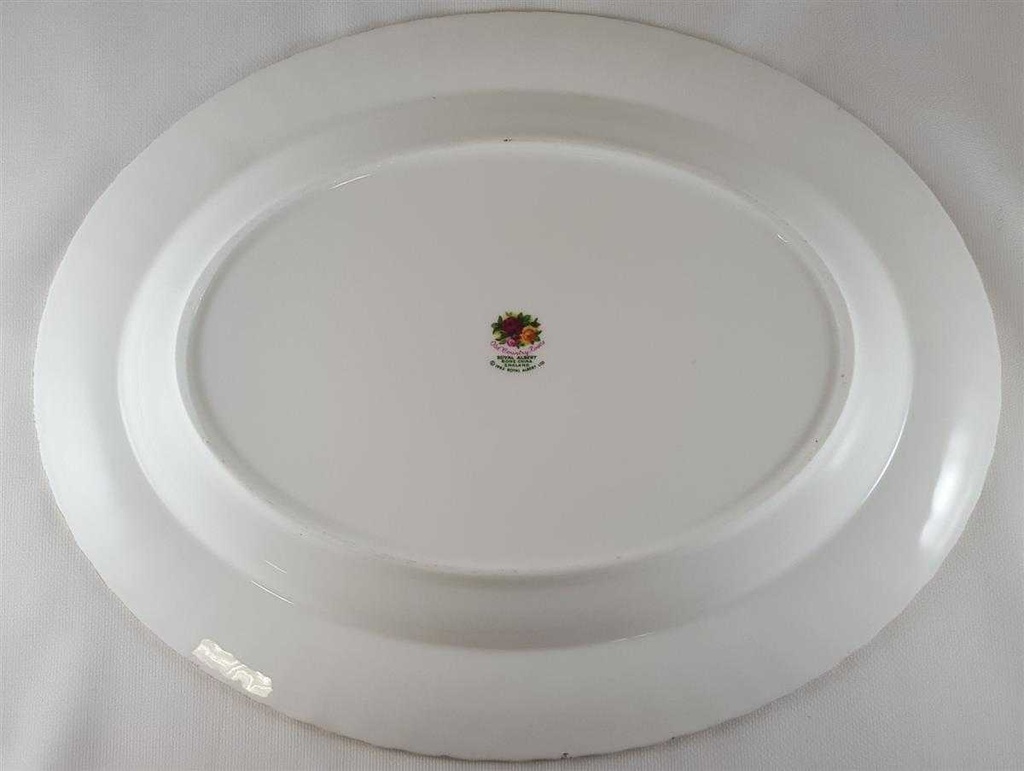 [4583008] Speiseplatte 34,7x27,4 cm Royal Albert Old Country Roses gebraucht - sehr gut Bild 3