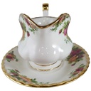 [4583012] Sauciere mit Teller 2tlg Royal Albert Old Country Roses gebraucht - sehr gut Bild 2