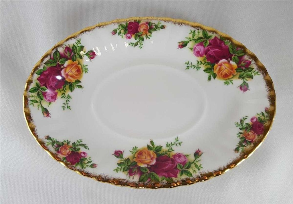 [4583012] Sauciere mit Teller 2tlg Royal Albert Old Country Roses gebraucht - sehr gut Bild 5