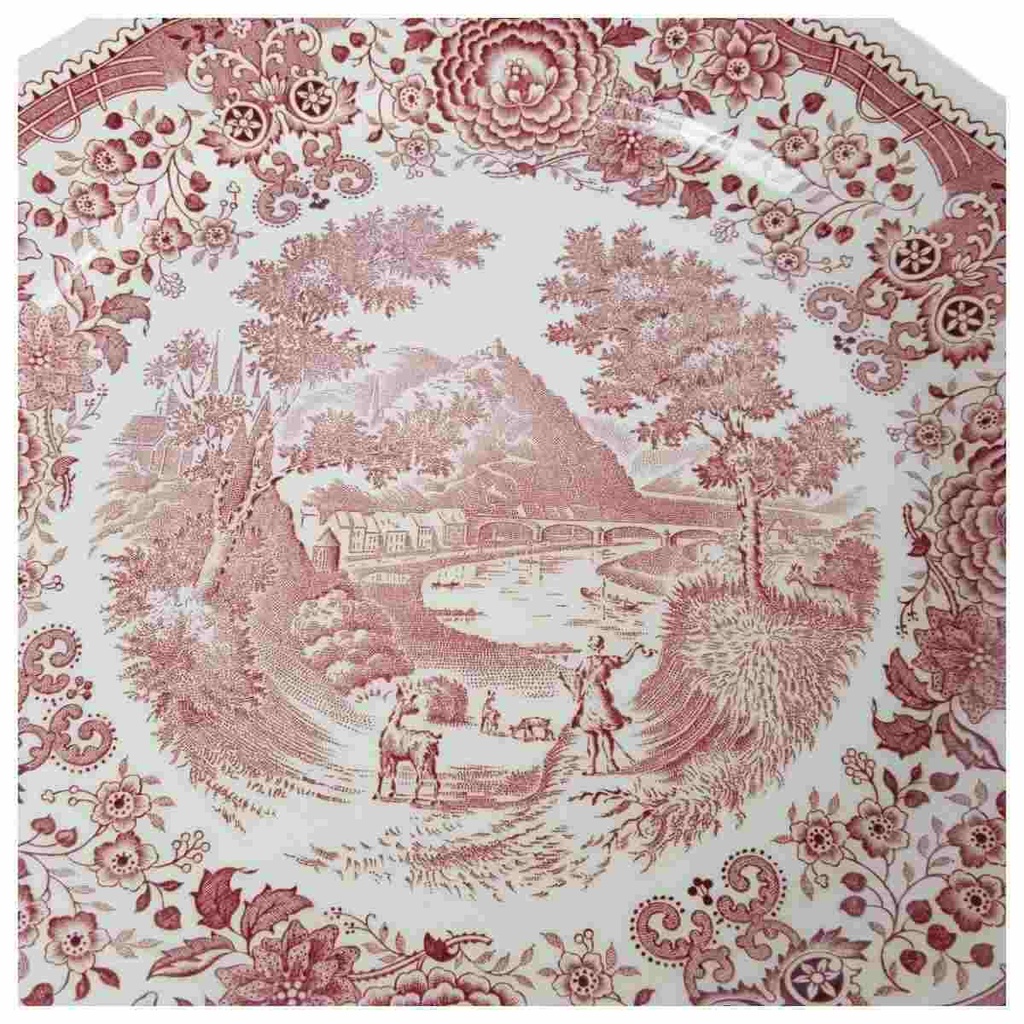[84431] Speiseteller Essteller 25 cm Villeroy & Boch Burgenland Rot Bild 2
