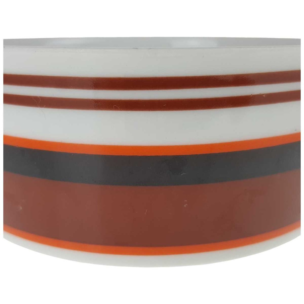 [97119] Suppentasse Suppenbecher 0,3 L Retsch Wunsiedel Retro braun orange schwarz gebraucht - gut Bild 2