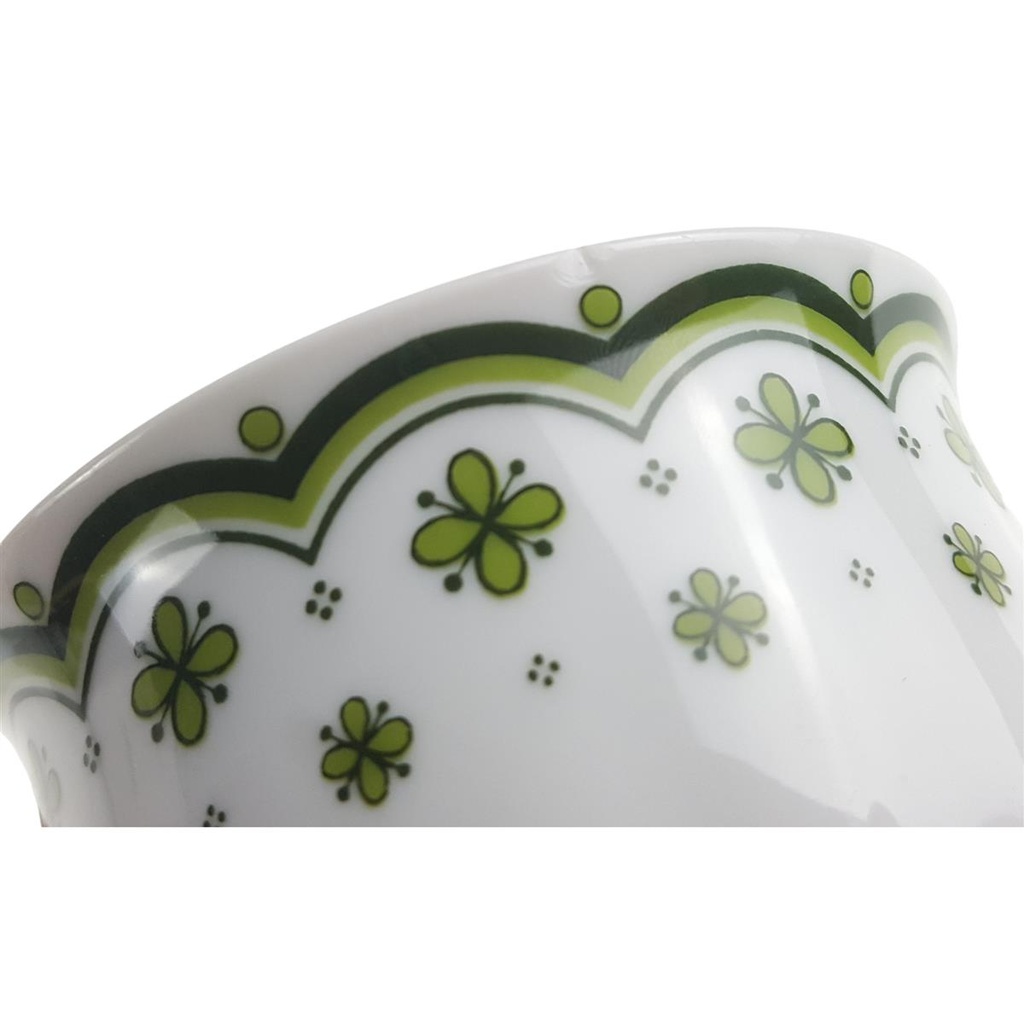 [98088] Kaffeetasse mit Untertasse Mitterteich Form 110 Streublume grün Bild 3