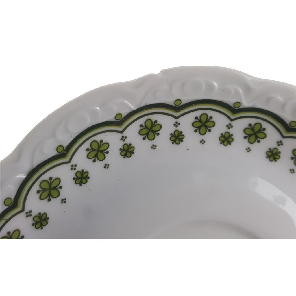 [98088] Kaffeetasse mit Untertasse Mitterteich Form 110 Streublume grün Bild 5