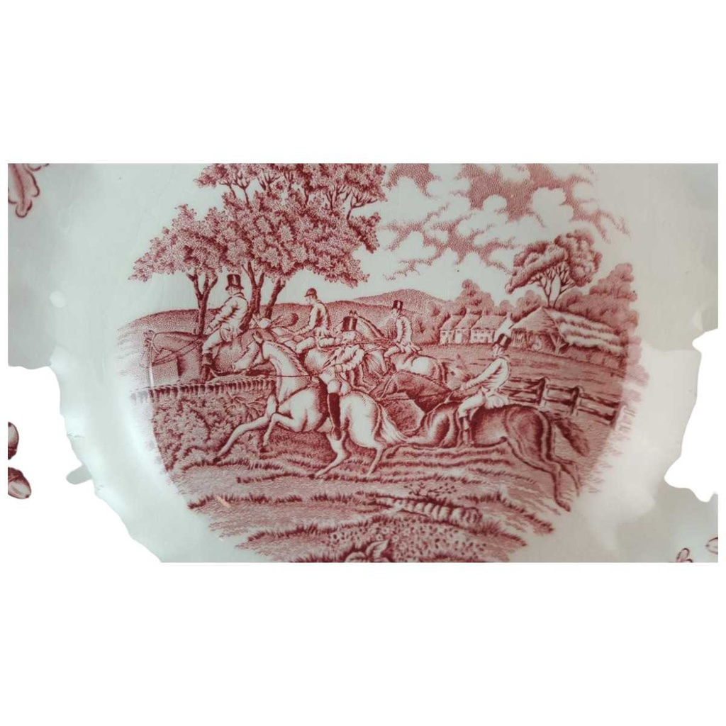 [98089] Suppenteller 22 cm Myott Country Life Rot gebraucht - gut Bild 2