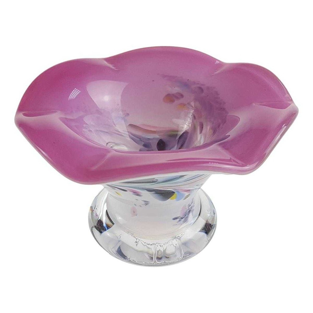 [98090] Vase / Kerzenständer klein Glas bunt Bild 5