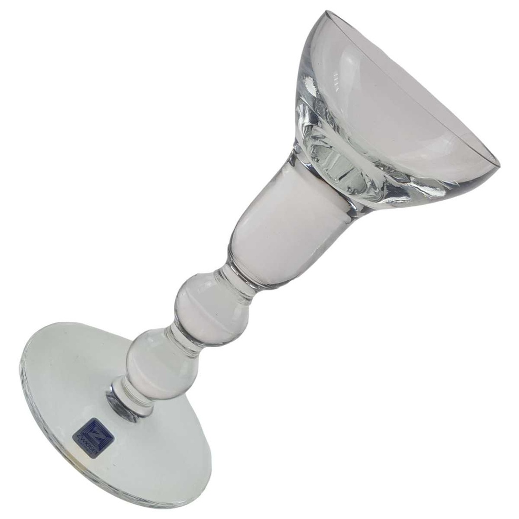 [98104] Kerzenhalter mittelgroß Zwiesel Transparent gebraucht - gut Bild 2