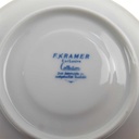 [98115] Untertasse für Mokka 12 cm F. Kramer ExcLusive Collection Indisch Blau gebraucht - sehr gut Bild 3