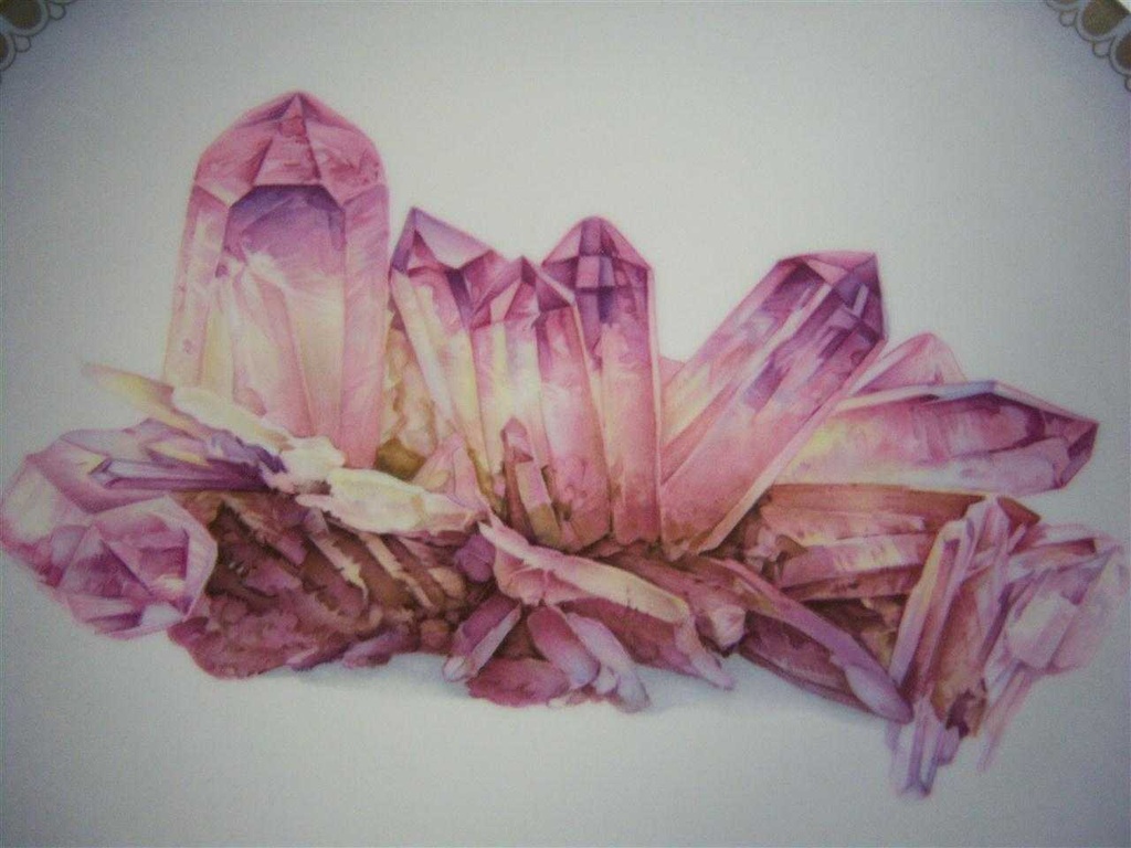[98120] Wandteller Fürstenberg Amethyst 40 Jahre IG gebraucht - gut Bild 2