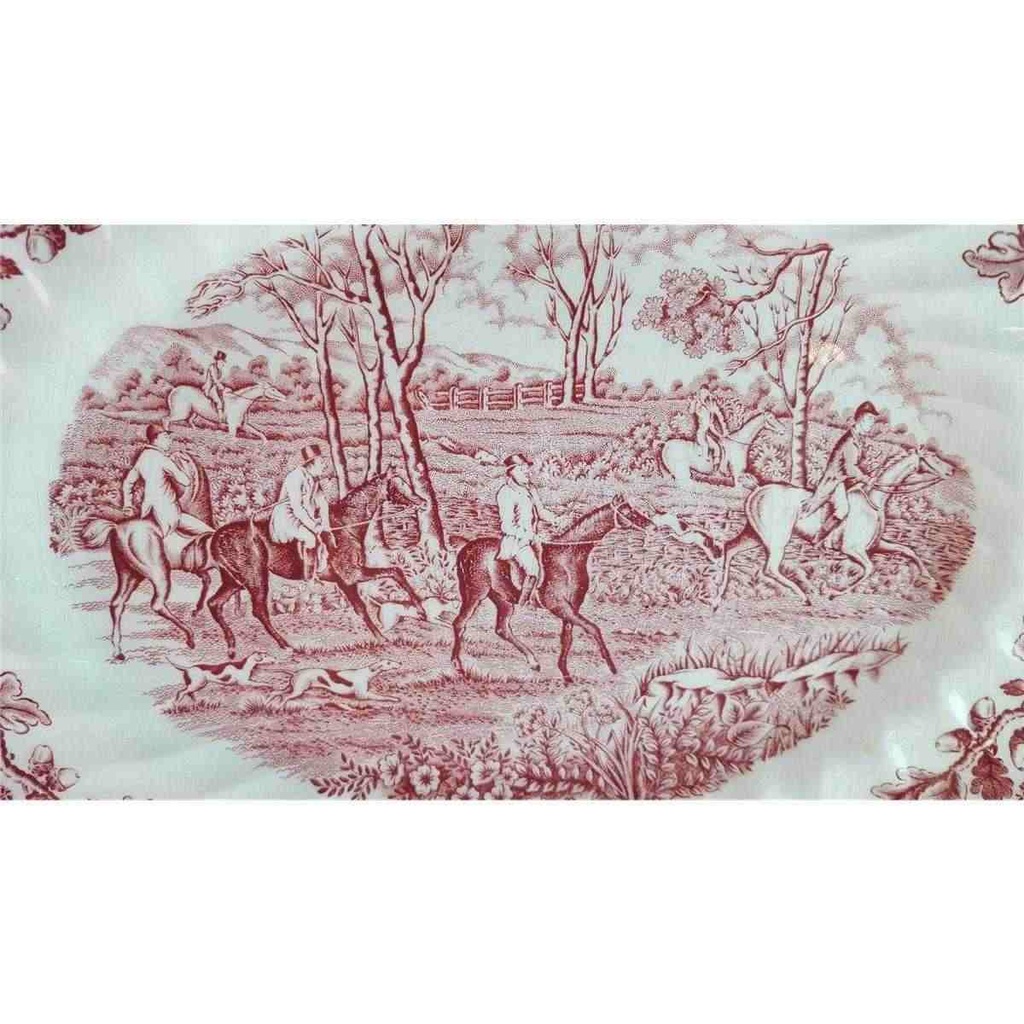 [98123] Servierplatte Fleischplatte 29x22,5 cm Myott Country Life Rot Bild 3