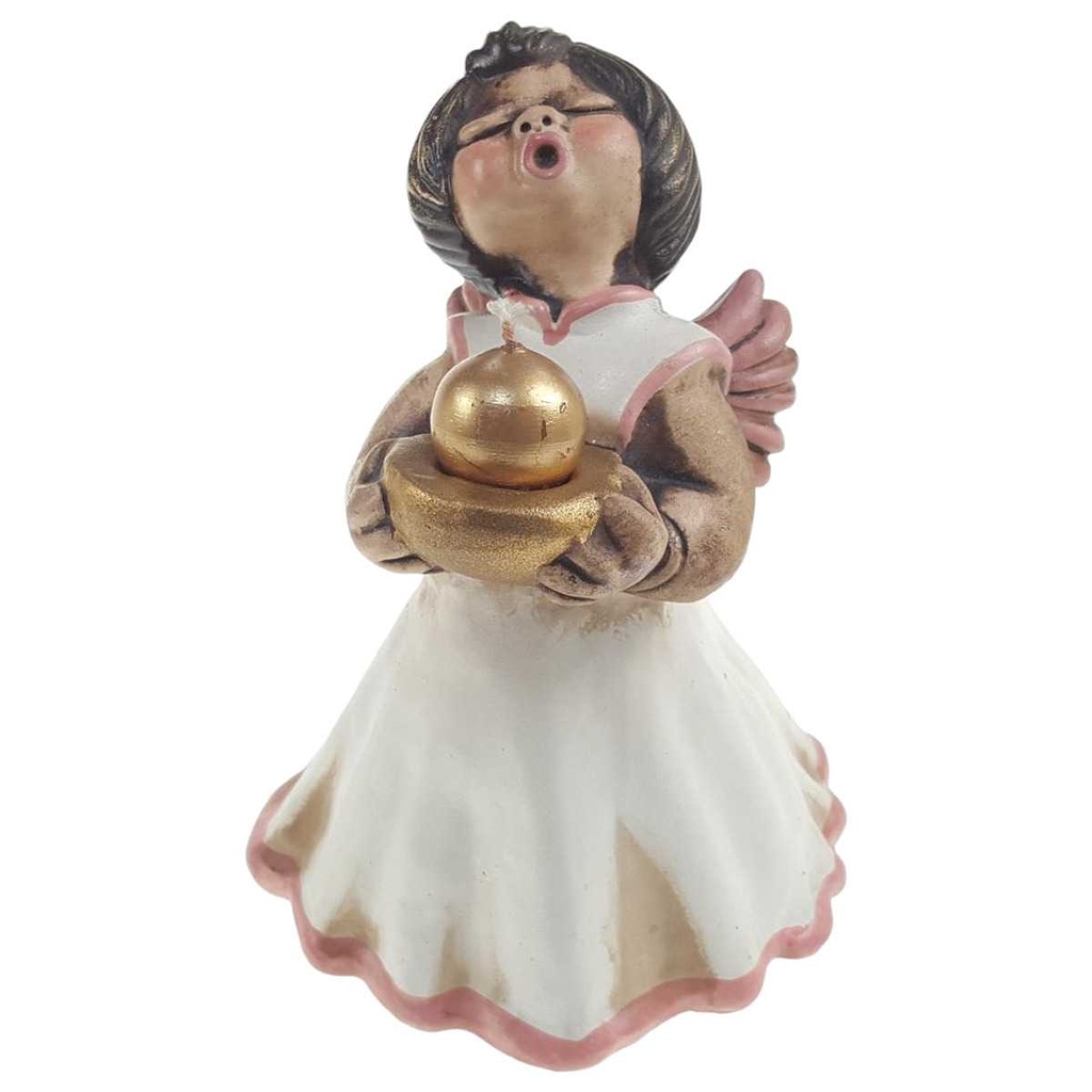 [98130] Kerzenhalter Figur Skulptur Thun Bozner Engel rosa Rand gebraucht - gut Bild 2