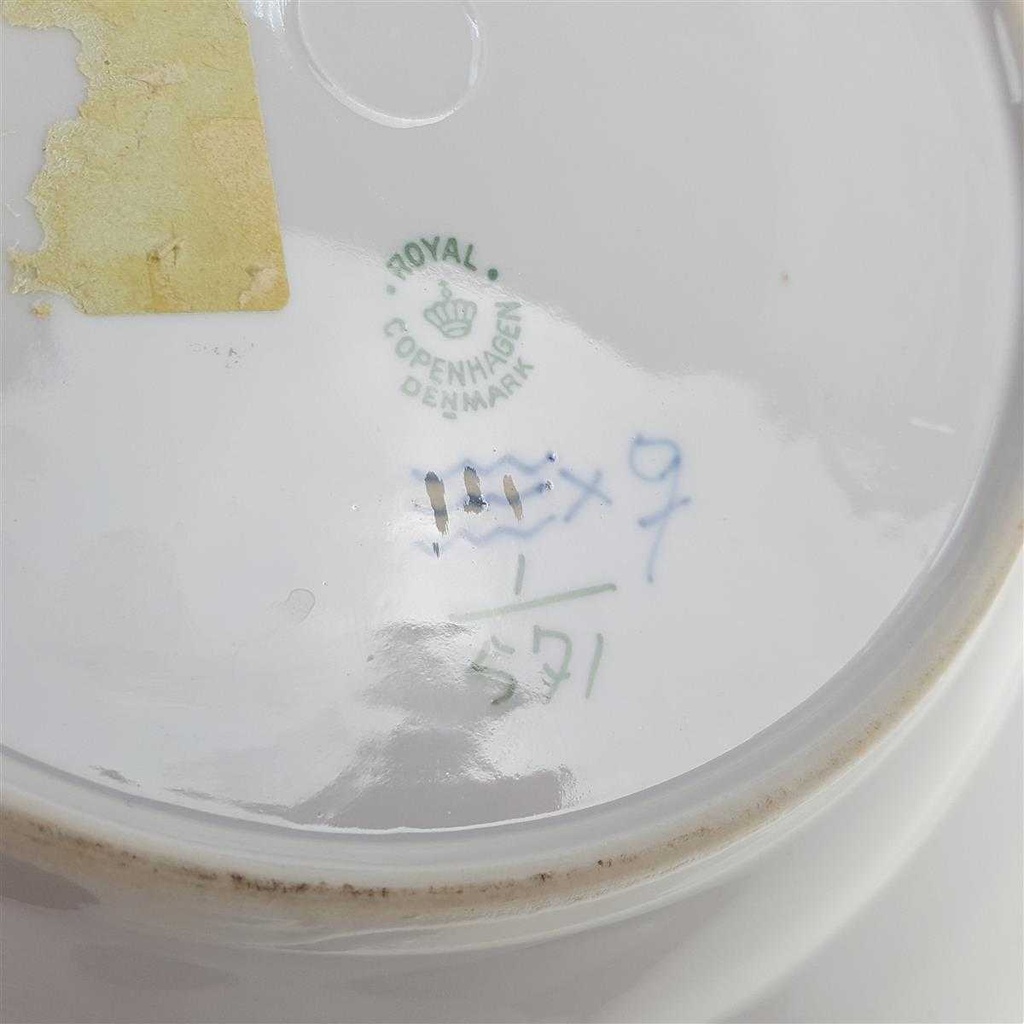 [98134] Suppenteller groß 25,3 cm Royal Copenhagen Musselmalet Halbspitze II. Wahl gebraucht - sehr gut Bild 5