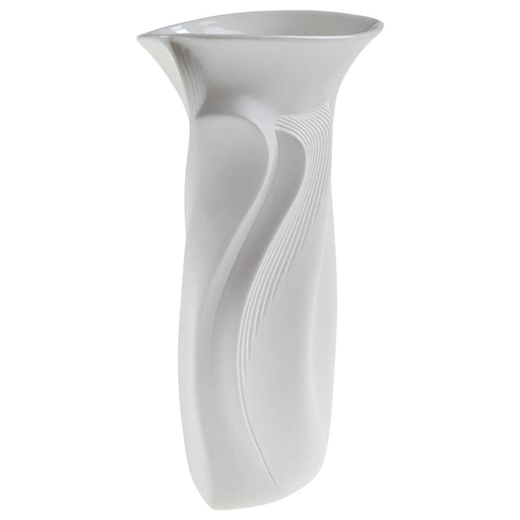 [98136] Blumenvase 23 cm AK Kaiser Porzellan Weiß gebraucht - gut Bild 2