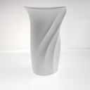 [98136] Blumenvase 23 cm AK Kaiser Porzellan Weiß gebraucht - gut Bild 4