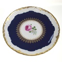 [98141] Schale auf Fuß Goldrand 19,7 cm Reichenbach Blumendekor Blumen gebraucht - sehr gut Bild 3
