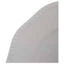 [98142] Speiseteller 26 cm Rosenthal Perlrand Weiß gebraucht - akzeptabel Bild 2