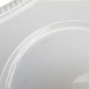 [98142] Speiseteller 26 cm Rosenthal Perlrand Weiß gebraucht - akzeptabel Bild 5