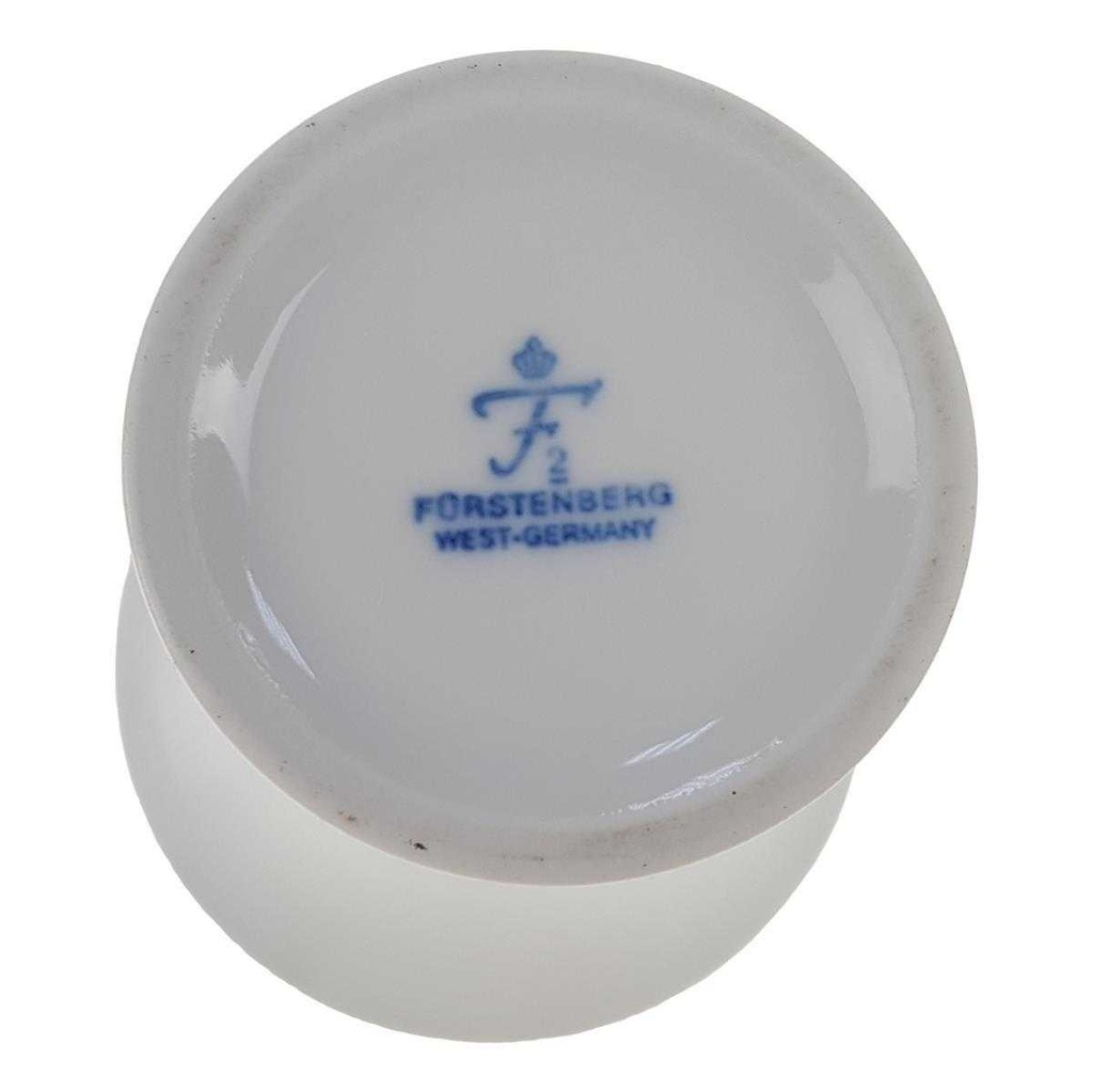 [98149] Trichtervase mittelgroß 16 cm Fürstenberg Alt Weiß gebraucht - sehr gut Bild 3