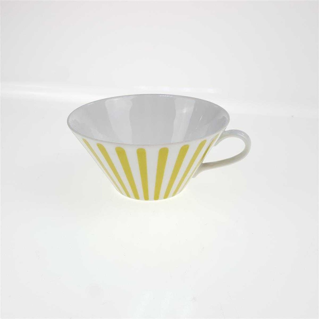 [98162] Teetasse Melitta Zürich Streifen limettengrün Jupp Ernst gebraucht - gut Bild 3