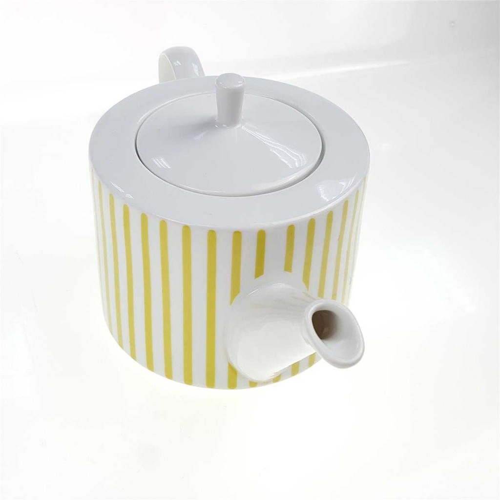 [98165] Teekanne 0,7 L Melitta Zürich Streifen limettengrün Jupp Ernst gebraucht - gut Bild 4
