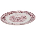 [98183] Untertasse 16,8 cm Myott Country Life Rot gebraucht - gut Bild 2