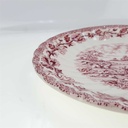 [98183] Untertasse 16,8 cm Myott Country Life Rot gebraucht - gut Bild 3