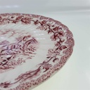 [98183] Untertasse 16,8 cm Myott Country Life Rot gebraucht - gut Bild 4