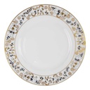 [98194] Sammelgedeck 3tlg Roloff Handmalerei schwarz gold Dekor Untertasse Kuchenteller Teetasse gebraucht - sehr gut Bild 5