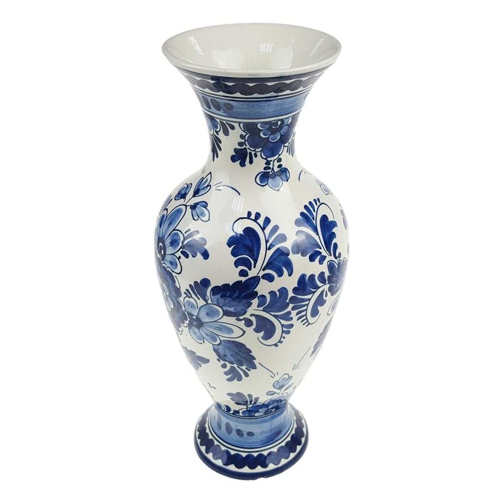 [98202] Vase 36 cm Delfts Blauw Blumen Blumendekor gebraucht - akzeptabel Bild 3