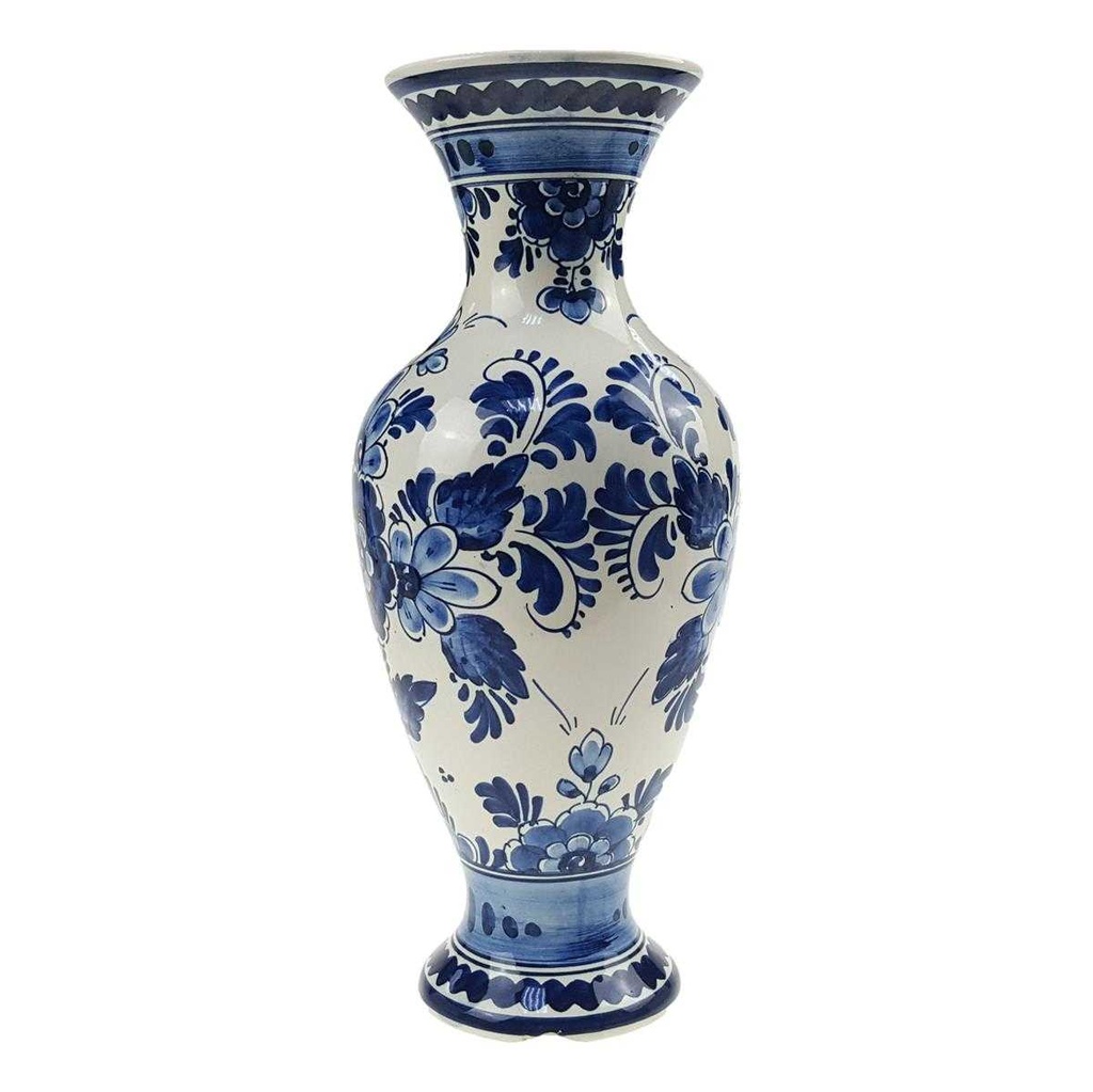 [98202] Vase 36 cm Delfts Blauw Blumen Blumendekor gebraucht - akzeptabel Bild 4