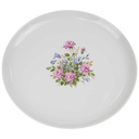[98206] Speiseteller 24 cm Melitta Blumendekor Bunt Blumen gebraucht - gut Bild 2