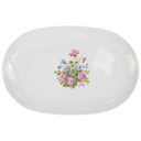[98208] Servierplatte 32x20,8 cm Melitta Blumendekor Bunt Blumen gebraucht - sehr gut Bild 2