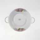 [98209] Ragoutterrine Servierschüssel 1,3 L Melitta Blumendekor Bunt Blumen gebraucht - gut Bild 5