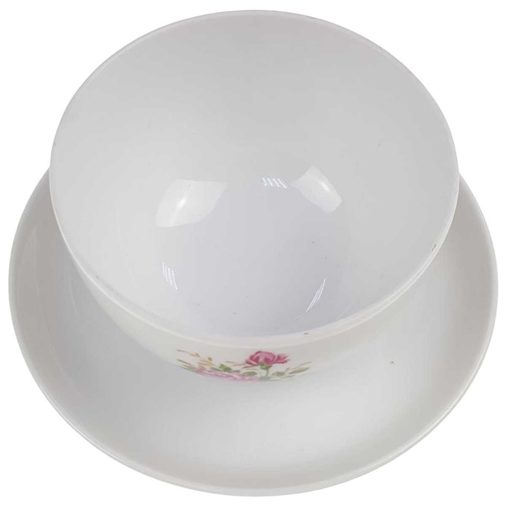 [98210] Sauciere 1tlg Melitta Blumendekor Bunt Blumen gebraucht - gut Bild 2