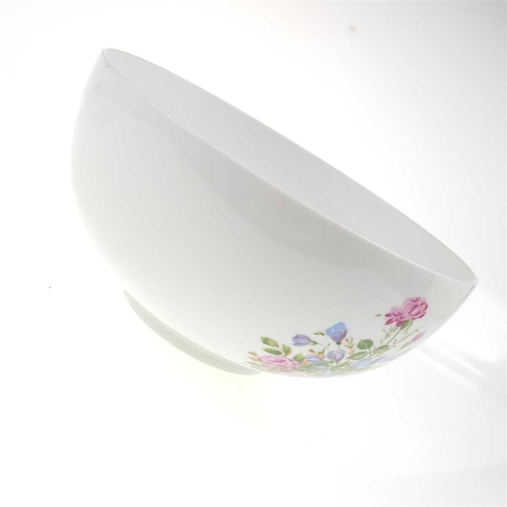 [98211] Schüssel 19 cm Melitta Blumendekor Bunt Blumen gebraucht - gut Bild 3