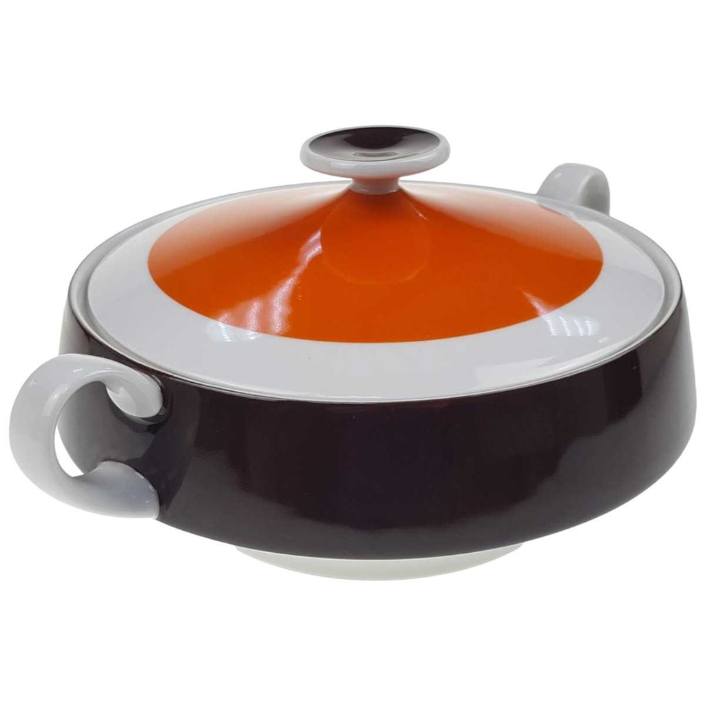 [98235] Ragoutterrine 1,4 L Eschenbach Retro Orange Braun gebraucht - sehr gut Bild 2