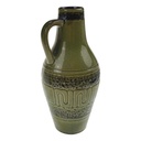 [98245] Henkelvase 22 cm VEB Haldensleben Grün gebraucht - gut Bild 3