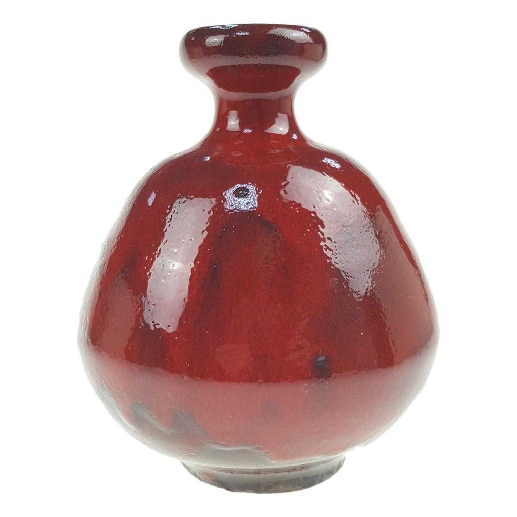 [98247] Vase 14,5 cm Rot gebraucht - sehr gut Bild 3