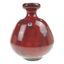 [98247] Vase 14,5 cm Rot gebraucht - sehr gut Bild 3