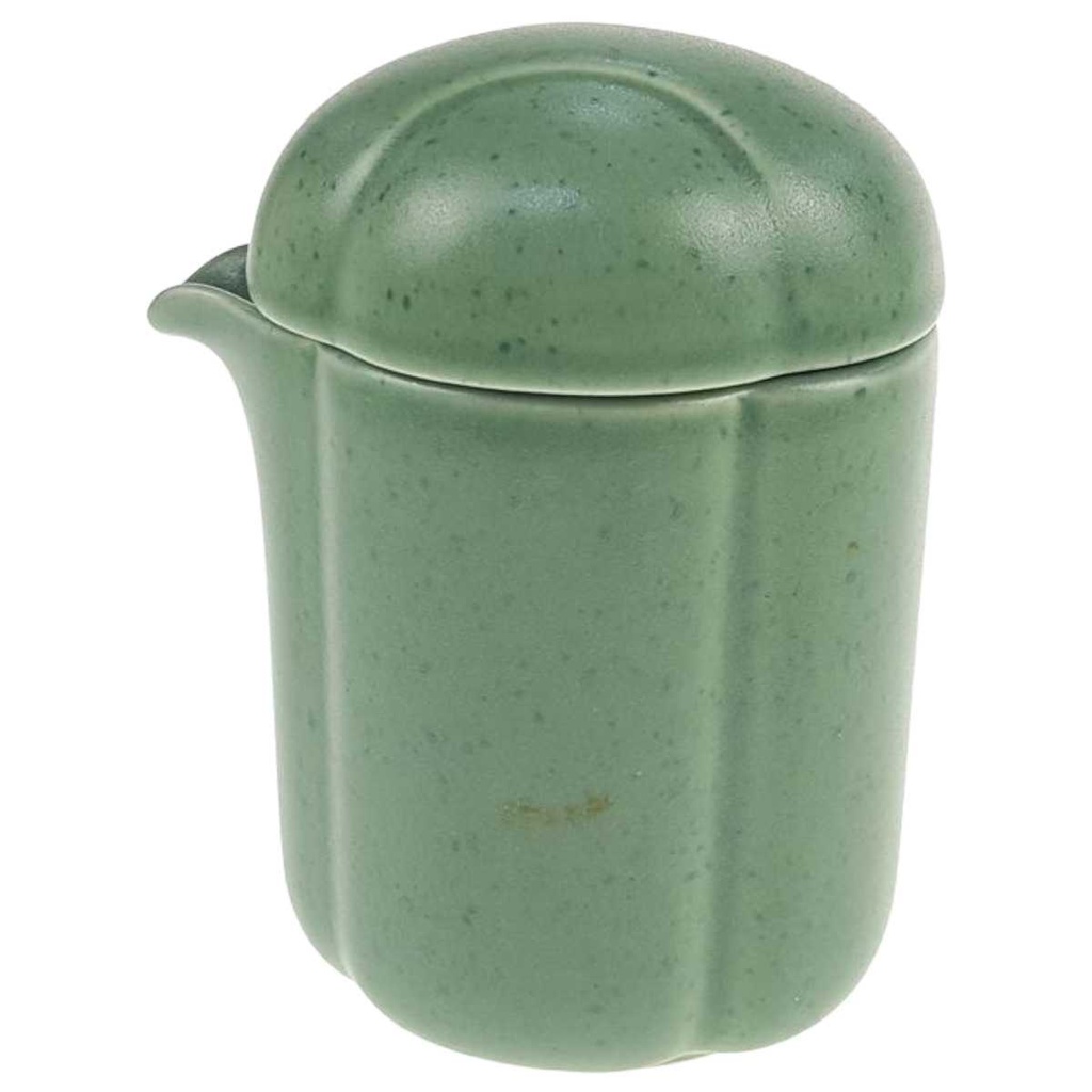 [98251] Milchkännchen mit Deckel 0,2 L Rosenthal Form Ohne Namen Silja grün gebraucht - sehr gut Bild 2
