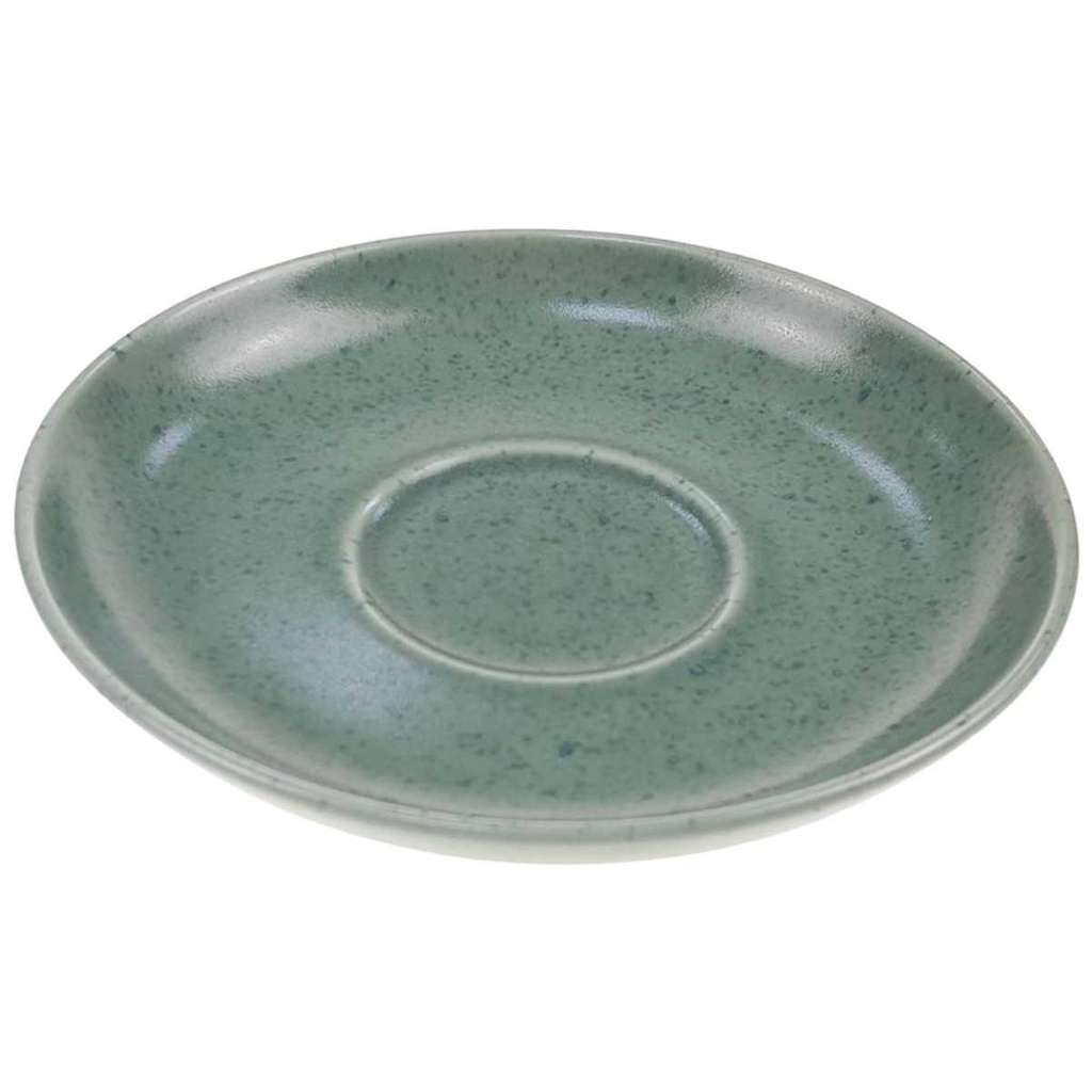 [98252] Untertasse für Kaffee 14,5 cm Rosenthal Form Ohne Namen Silja grün gebraucht - sehr gut Bild 2