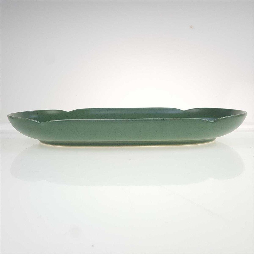 [98257] Speiseplatte 34x22 cm Rosenthal Form Ohne Namen Silja grün gebraucht - sehr gut Bild 3