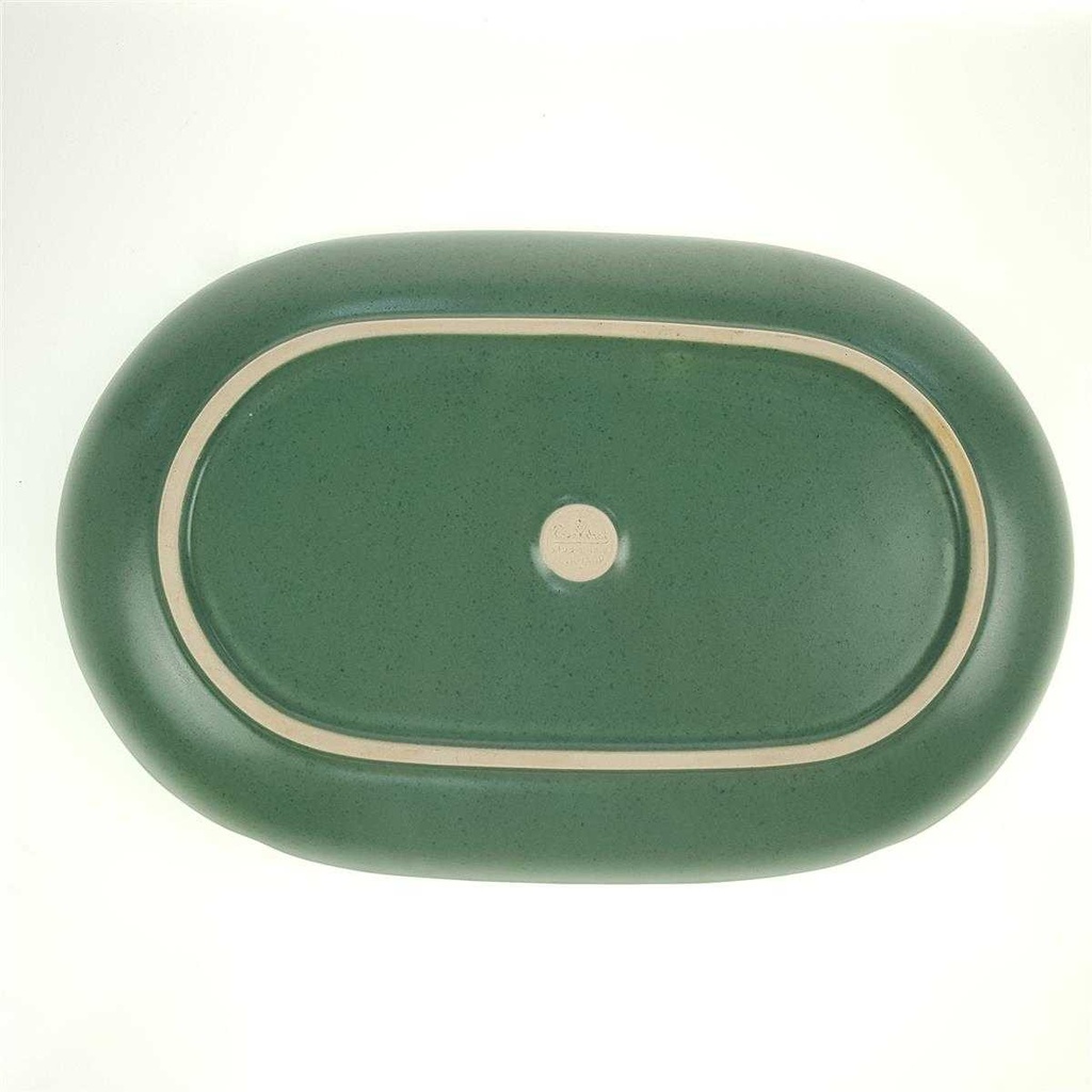 [98257] Speiseplatte 34x22 cm Rosenthal Form Ohne Namen Silja grün gebraucht - sehr gut Bild 4