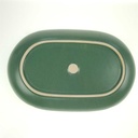 [98257] Speiseplatte 34x22 cm Rosenthal Form Ohne Namen Silja grün gebraucht - sehr gut Bild 4