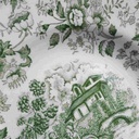[98264] Suppenteller 24 cm English Ironstone Tableware (EIT) EIT England Motiv: Liebespaare Grün gebraucht - akzeptabel Bild 3