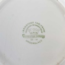 [98264] Suppenteller 24 cm English Ironstone Tableware (EIT) EIT England Motiv: Liebespaare Grün gebraucht - akzeptabel Bild 4